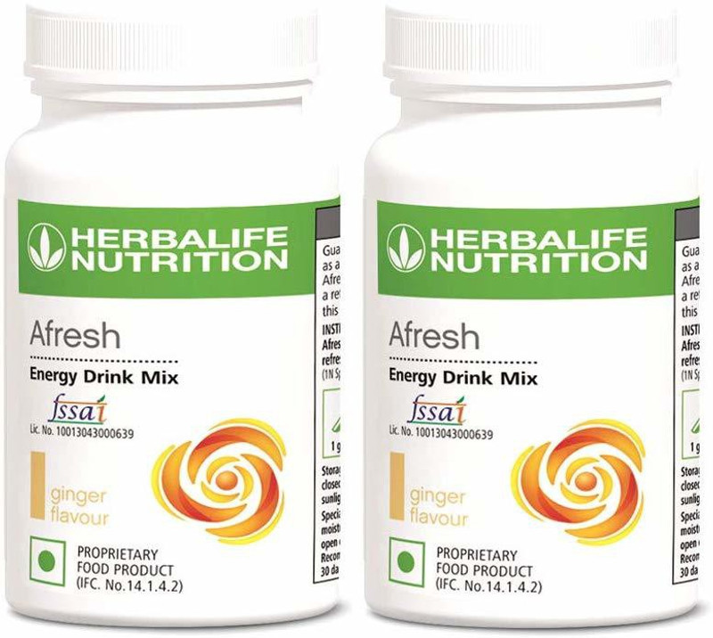 HERBALIFE Nutrition Afresh Ginger Flavor Pack of 2 Sports Drink(2x50 g, Ginger Flavored)