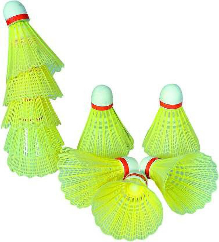 Aryan Sports Badminton Shuttle Cock Nylon Shuttle  - Green(Fast, 79, Pack of 10)