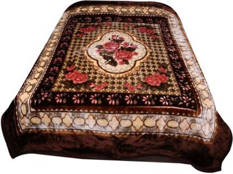 V.R.ENTERPRISES Printed Double AC Blanket for  AC Room(Microfiber, Multicolor)