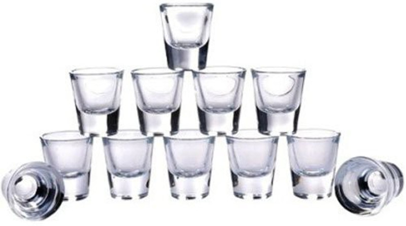 TAGROCK (Pack of 12) ASEGGU4 Glass Set Cocktail Glass(50 ml, Glass, Clear)
