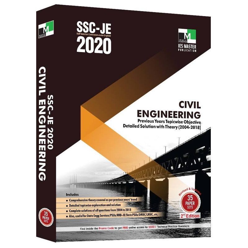 Ssc-Je 2020 Civil Engineering Previous Years Topicwise Objective Detailed Solution with Theory(English, Paperback, unknown)