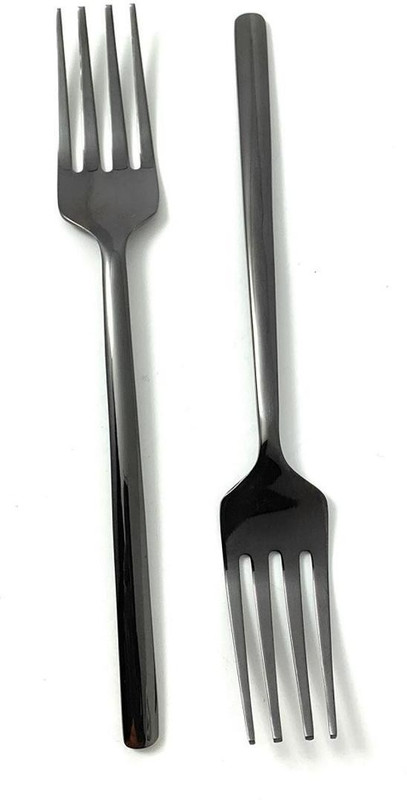 GEEGA TURTLES PVD Stainless Steel Dinner Fork set of 6 Stainless Steel Serving Fork Set(Pack of 6)