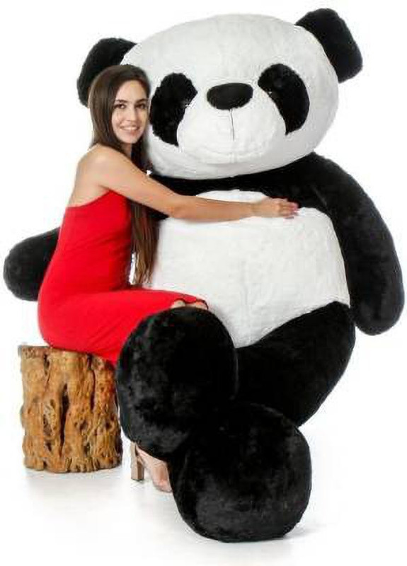 Macros 4 feet Panda Premium & Superior Quality Panda Teddy Bear for Gift/Boys/Girl/Kids - 48 inch(Black)