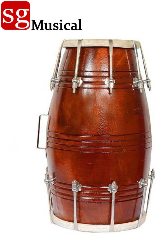 SG MUSICAL 76 OU Nut Bolt Nut & Bolts Dholki(Brown)