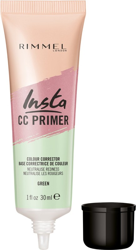 Rimmel London Insta Colour Correcting Primer, Green Primer - 30 ml(Green)