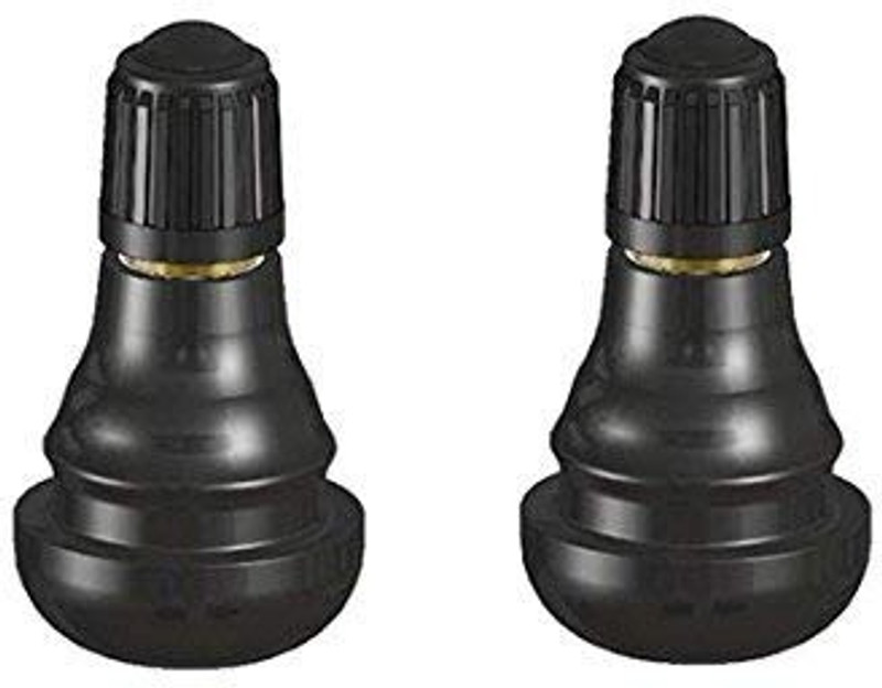 DELUX AUTOMOTIVE Brass Tyre Valve Cap for Bike(Round)