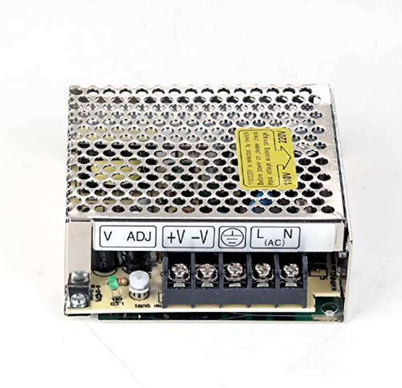 Com C 12V 5 Amp 60W DC Switching Switch Power Supply for LED Strip and CCTV 5 Watts Computer PSU with 3 SATA Cables(Silver)