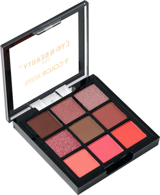 L'YON BEAUTY 9 COLOR PALETTE EYE SHADOW (SHADE 02) 9 g(Multicolor)