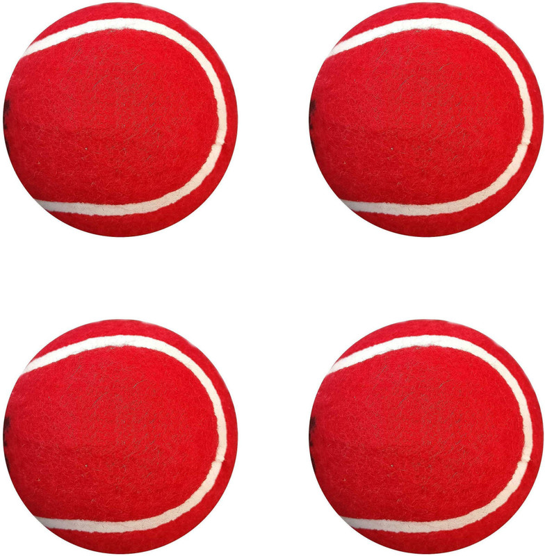 PANDK P&K Tennis Rubber Light Weight Ball Tennis Ball(Standard, Pack of 12, Red)