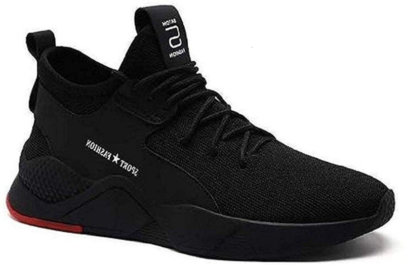 DIGITRENDZZ Lightweight Gymwear Sport Running Shoes For Men Running Shoes For Men(Black)
