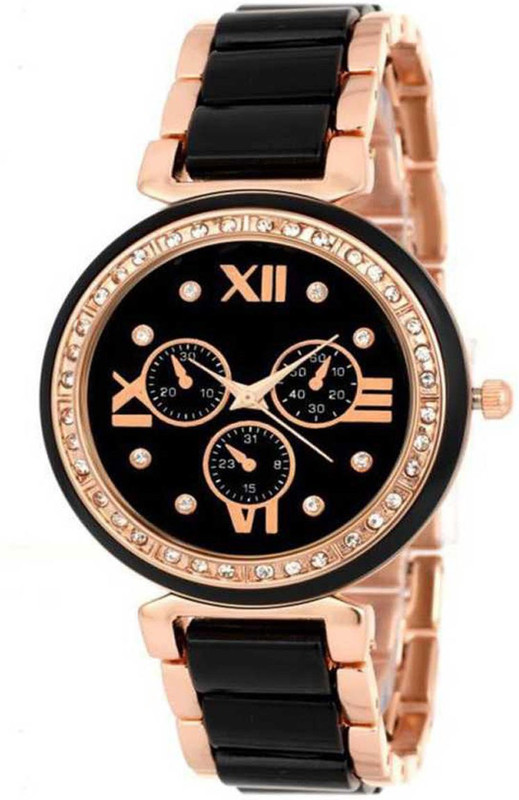 Flip BLACK MINA Analog Watch - For Girls
