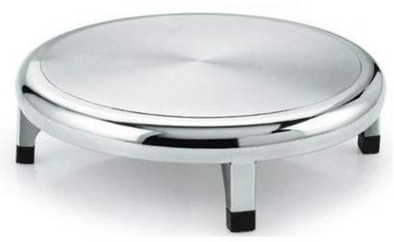 ROLLYWARE Stainless Steel Joint Less Design Polpat - Chakla 25% Less Effort Working The Dough - Upgrade Your Baking - Non-Stick & Zero Maintenance - - [Gift Packaging] Board(Steel, Pack of 1)