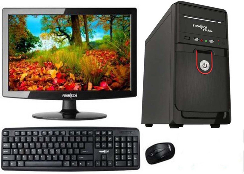 Frontech allinone3 Pentium Dual Core (4 GB DDR2/500 GB/Windows 7 Ultimate/4 GB/15.4 Inch Screen/dc1)(Black, Red)