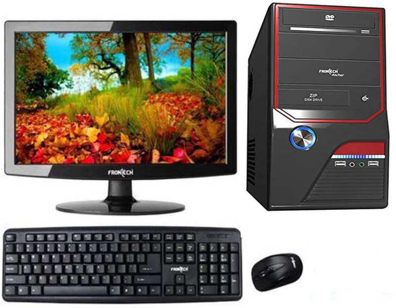 Frontech anchor allinone1 Core i3 (4 GB DDR3/1 TB/Windows 10 Pro/512 MB/15.4 Inch Screen/anrpc1)(Black, Red)