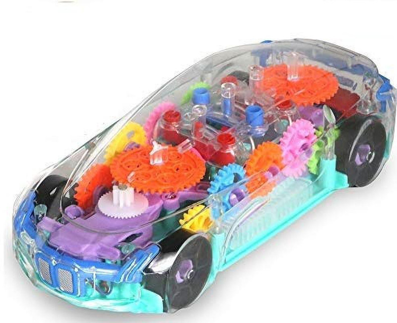 TUKAMCHA High Quality 360 Degree Rotation, Gear Simulation Mechanical with Sound & Light Car for kids(Multicolor)
