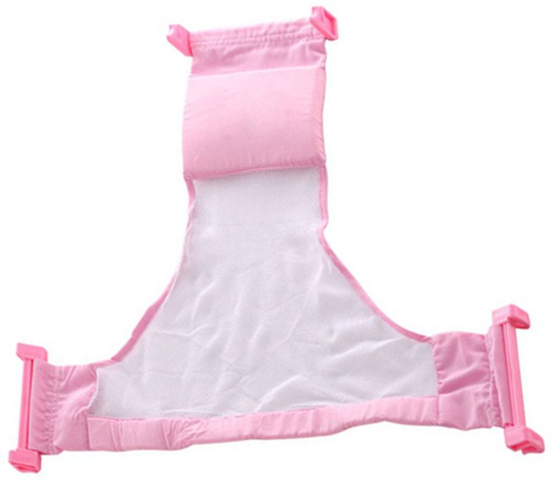 Nema Mini Adjustable Baby Bath Net Safety Seat Support - Pink Baby Bath Seat(Pink)