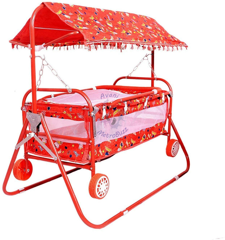 Avani MetroBuzz Cradle and stroller Red_Cradle_02(Red)