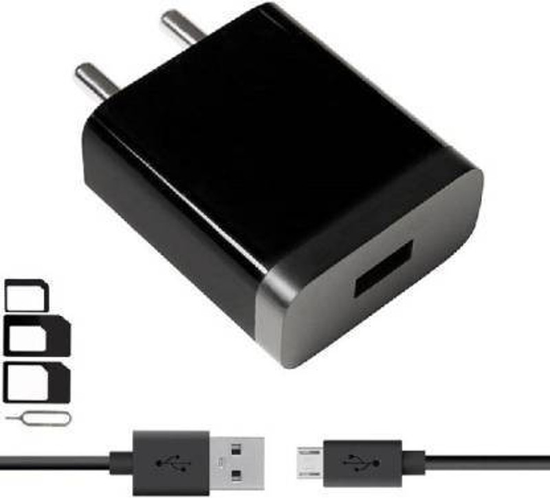 Vooy Wall Charger Accessory Combo for All Android Smartphones Fast Charging Charger(White)