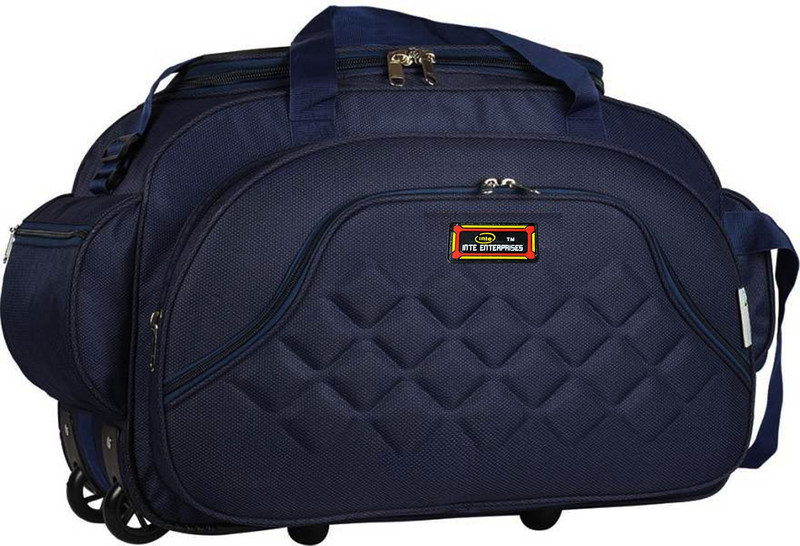 Inte Enterprises Waterproof Polyester Lightweight cabin bags Travel Duffel Bag blue Small Travel Bag(Blue)