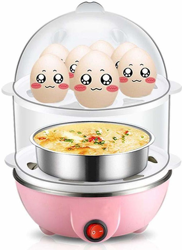 DeltaT Double Layer Electric Egg Boiler -EGG Egg Cooker(14 EGGS) EGG BOILER-1 Egg Cooker (14 Eggs) Egg Cooker Egg Cooker(Multicolor, 14 Eggs)