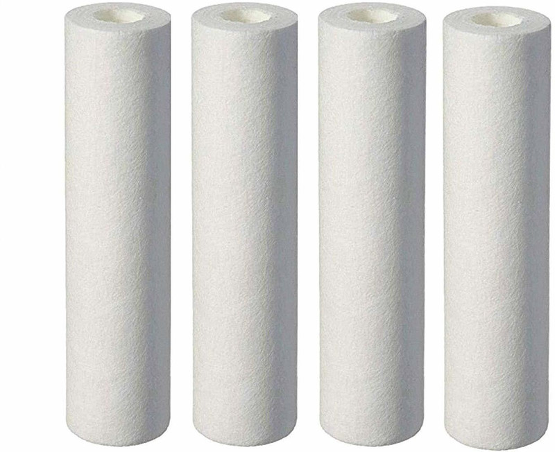 AQUA Fresh Spun Filter Candle 10i nch Compatible with all domestic water purifiers Solid Filter Cartridge(5, Pack of 4)