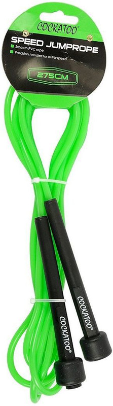 COCKATOO Jump Rope Freestyle Skipping Rope(Green, Length: 275 cm)
