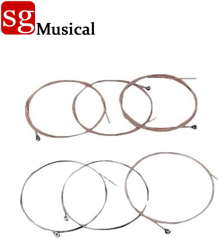 SG MUSICAL Acoustic SGM-HG3 (1 Set String) Silver Guitar String Guitar String(6 Strings)