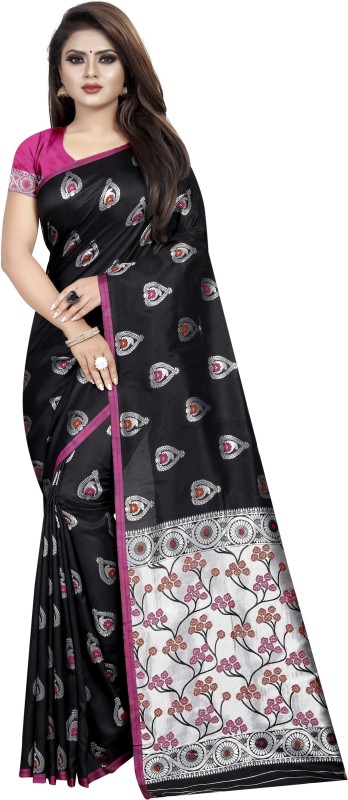 manash creation Woven Banarasi Silk Blend, Nylon, Jacquard, Pure Silk, Cotton Silk...