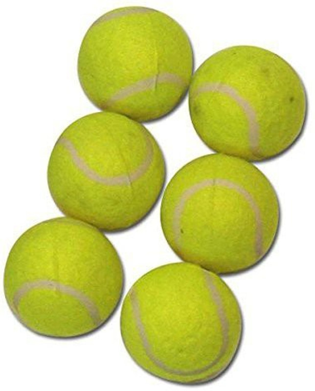 TrofT keshav series Light Weight Cricket Balls/Tennis Balls Tennis Ball(Standard, Pack of 6, Green)