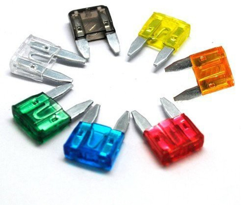 UDee Car Mini Fuse Blade Set Of 5 Pc Each 7 Kinds Of Mini Blade Fuses 10 Amp To 40 A Vehicle Fuse(Pack of 35)