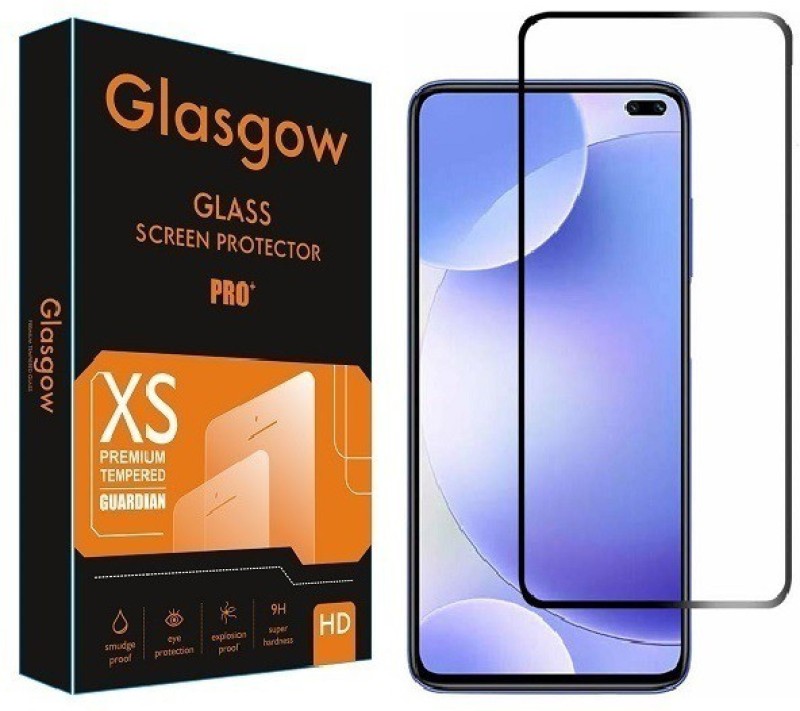 Glasgow Edge To Edge Tempered Glass for Poco X2(Pack of 1)