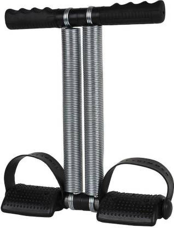 Creative Empire Smart Double Spring Tummy Trimmer for Abs Exercise Hand Grip/Fitness Grip(Silver)