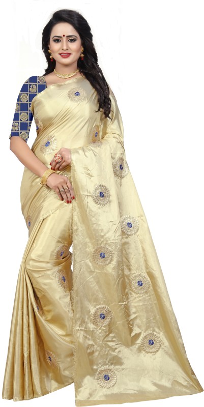 Anusuya Saree Embroidered, Solid Daily Wear Pure Silk, Art Silk, Poly Silk...