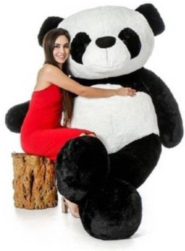 STUFY 3 Feet Long Panda Teddy Bear - 90 cm(Black)