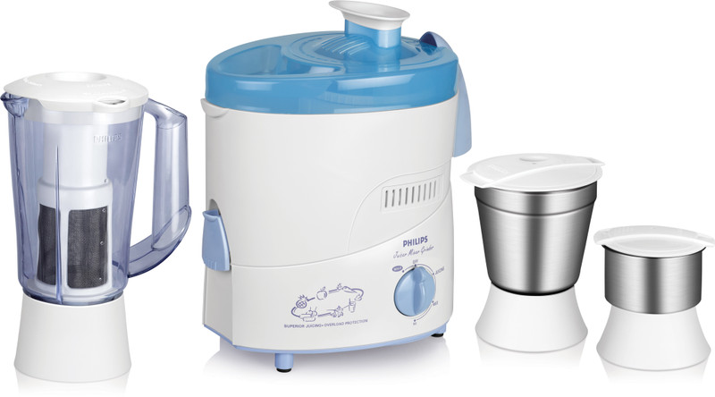 TRIVA CANDYNUTRI 500 W Juicer Mixer Grinder(CANDYNUTRI | 2 Jars | Blue)