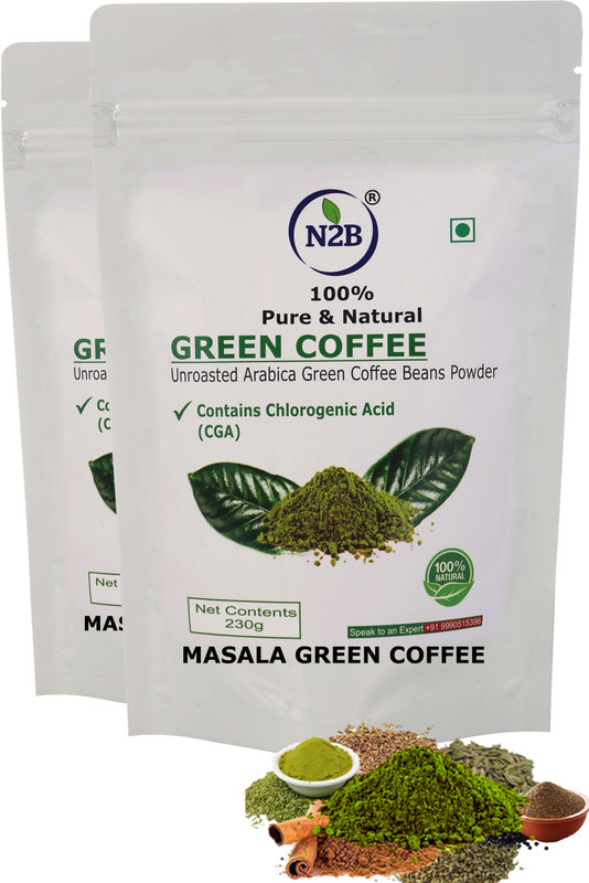 460-organic-masala-green-coffee-beans-powder-230g-pack-of-2-original-imafzpqwh7szmb9j.jpeg