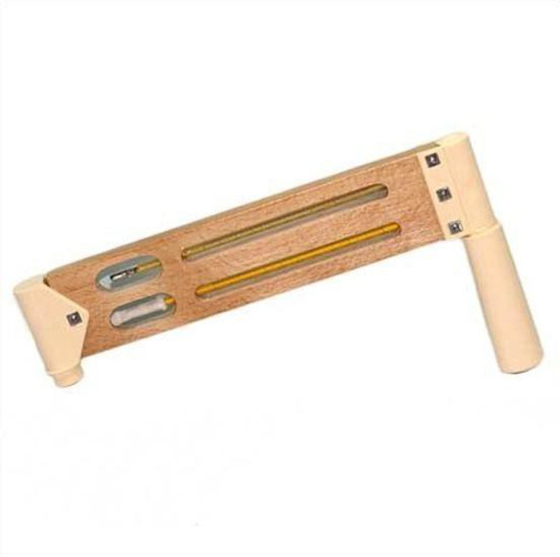 BALRAMA Wood Body Whirling Sling Psychrometer Hygrometer Humidity Mercury Temperature Meter Pinless Analog Moisture Measurer(150 mm)