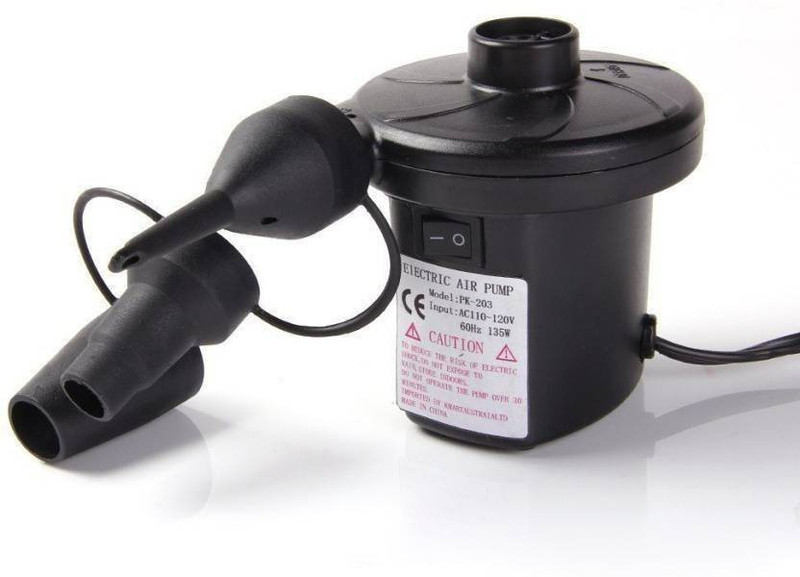 CAPTAINZONE Electric Air Pump Inflatable Furniture, Ball, Car, Motorcycle, Balloon Pump(Black)