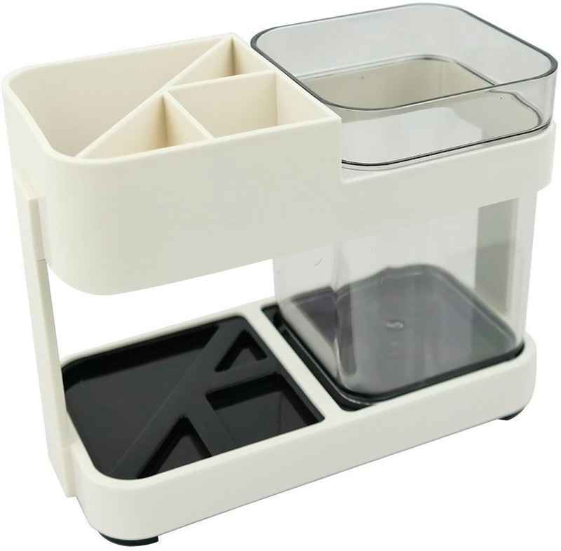 Sitaram Creation up Toothbrush Toothpaste Stand Holder Plastic Toothbrush Holder