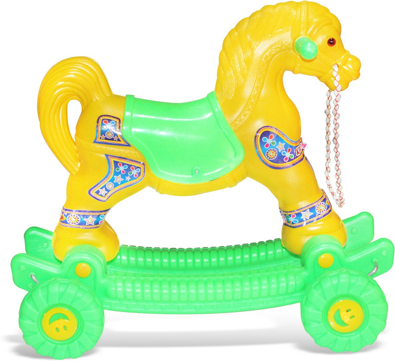 AKSHAT by (1 to 3 Yrs) Baby Mini Super Racer Rideons & Wagons Non Battery Operated Ride On(Green)