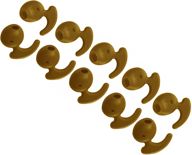 Everything4u 10 pcs (5 Pair) for soft silicone eartips In The Ear Headphone Cushion(Pack of 10, Gold)