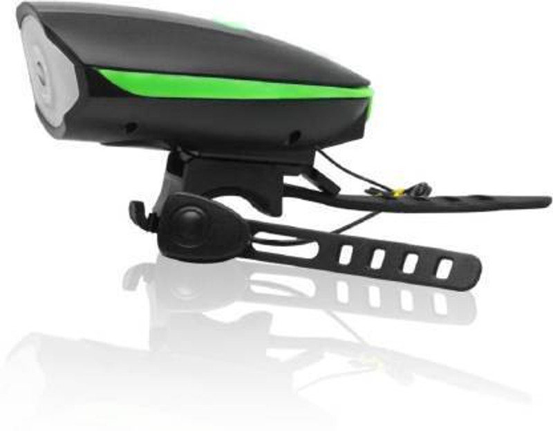 GADGET DEALS 2-in-1 Rechargeable Bicycle/Bike Horn Light (3 modes) and horn LED Front Light(Multicolor)