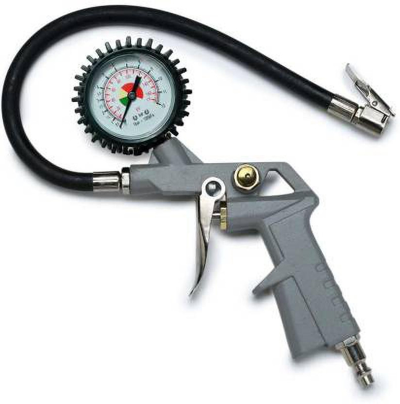 MEGA Analog Tire Pressure Gauge 0 TO 170 PSI AIR TYRE INFLATOR CUM(0 TO 170 PSI)