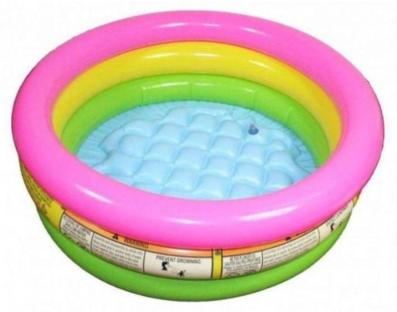 TinyTales Pool Bath Tub Summer Set  (Multicolor) Inflatable Swimming Pool(Multicolor)