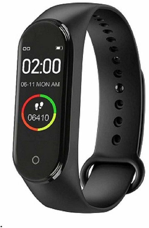 Ispite M4 Bluetooth WaterProof Fitness Band(Black Strap, Size : FREE)