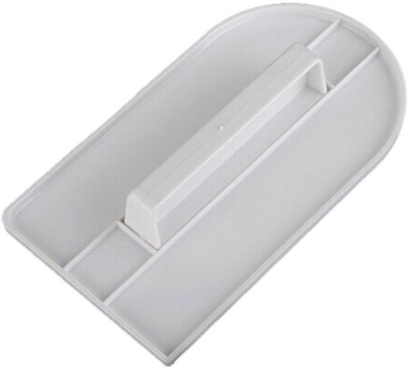 zellusty Cake Icing Smoother Tool Baking Smoother & Polisher(White)