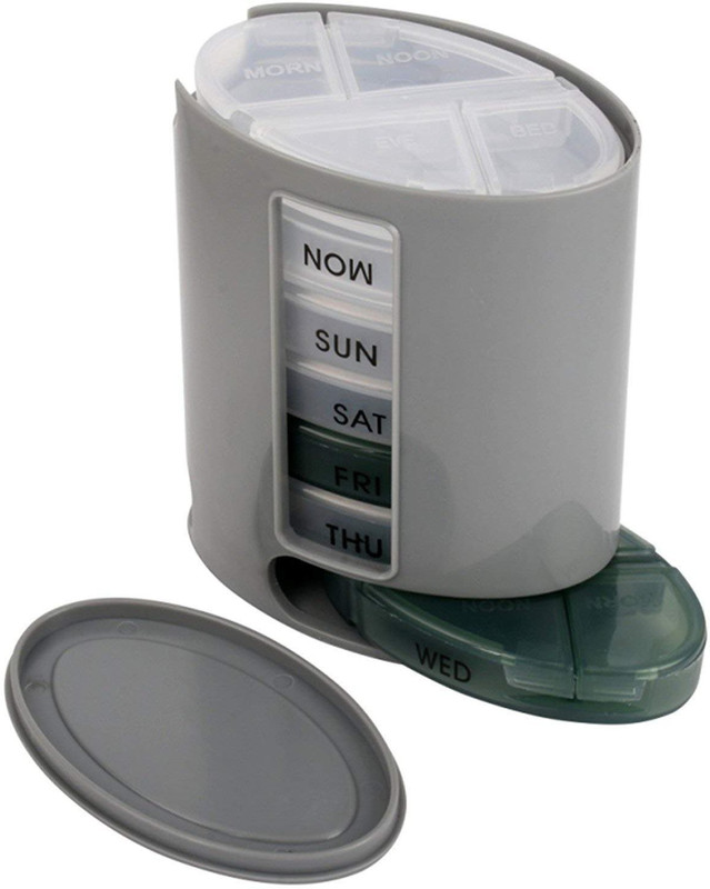 ADDCART weekly Pill Box(Grey)