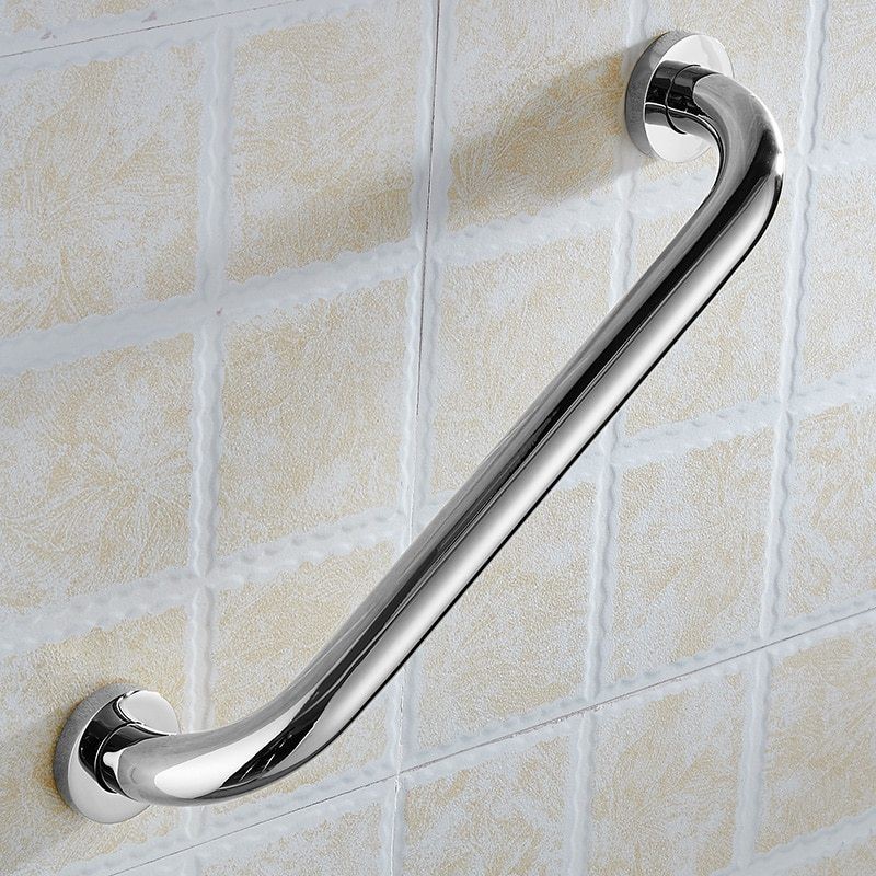 LOGGER - Grab Bar (Safety Toilet Support Rail) L1001016B1 Handle Shower Grab Bar(Chrome 25 cm)