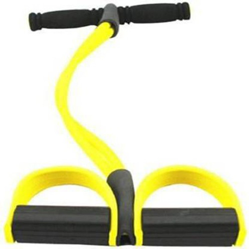 AGROBOTICS ®Rubber Pull Rope Reducer, Waist Body Shaper, Pull String Ab Exerciser(Yellow)