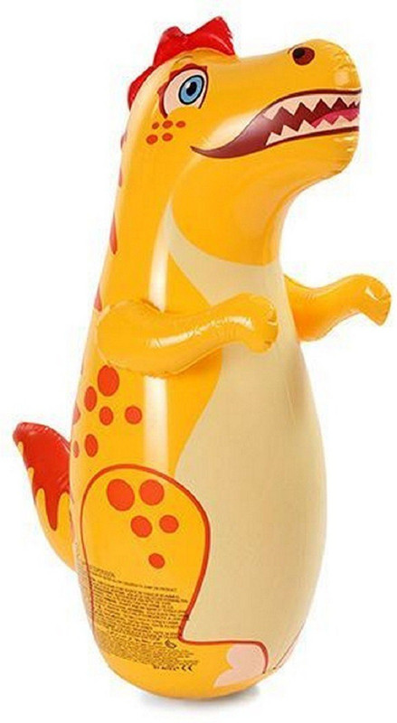 XINGLI Hit Me Children's Kids Dinosaur Inflatable 3D Punching Bop Bag - Toy Gift for Age 3+ Inflatable Play Gym(Multicolor)